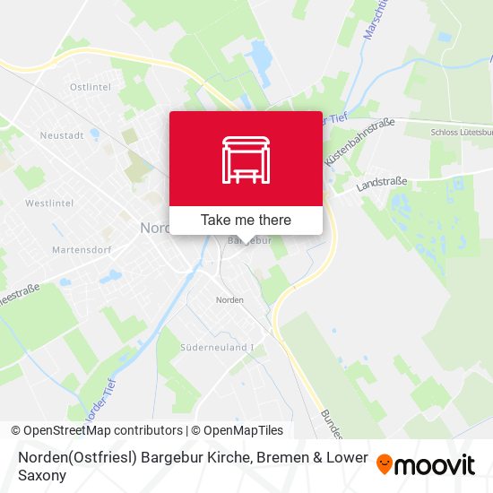 Norden(Ostfriesl) Bargebur Kirche map