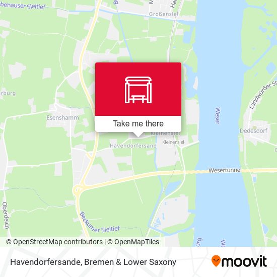 Havendorfersande map
