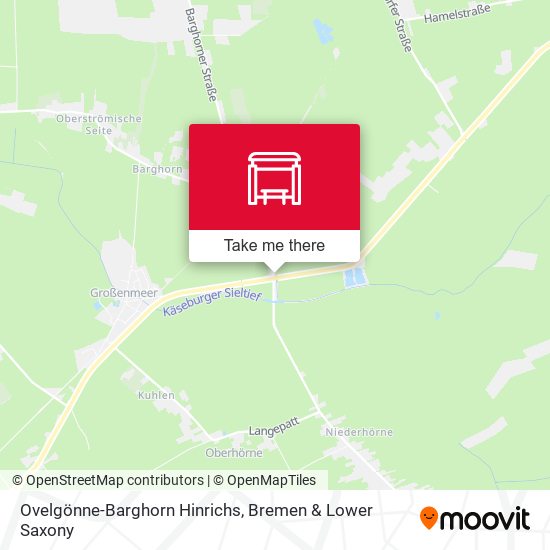 Ovelgönne-Barghorn Hinrichs map