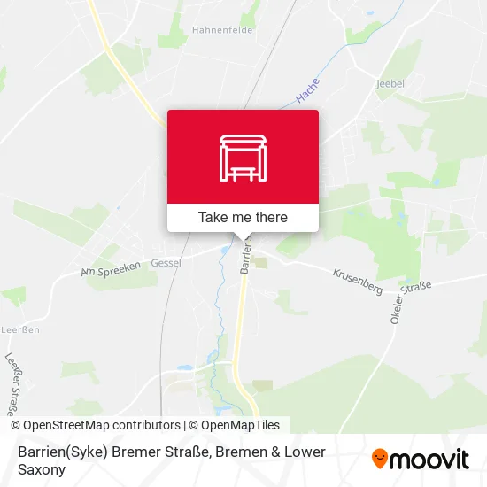 Карта Barrien(Syke) Bremer Straße