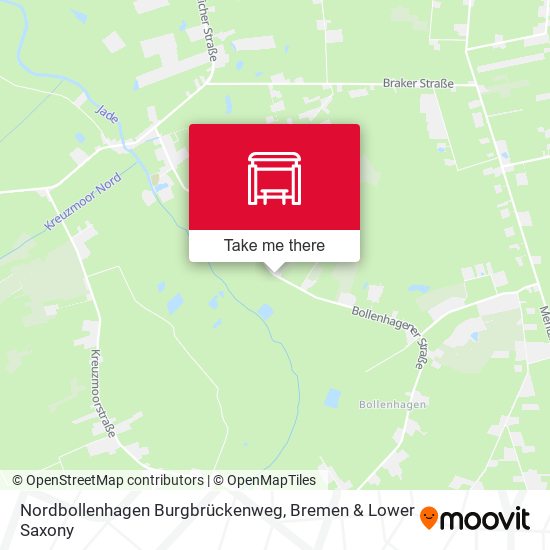 Nordbollenhagen Burgbrückenweg map