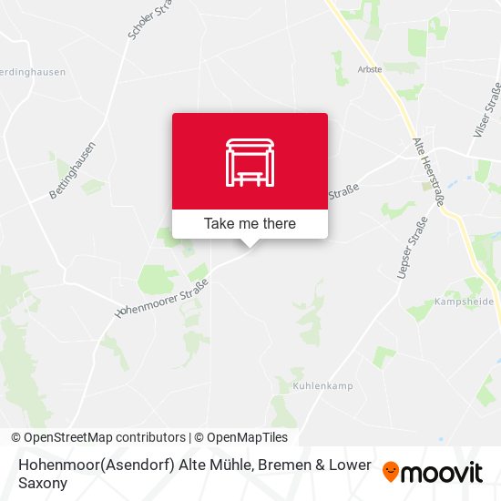 Hohenmoor(Asendorf) Alte Mühle map