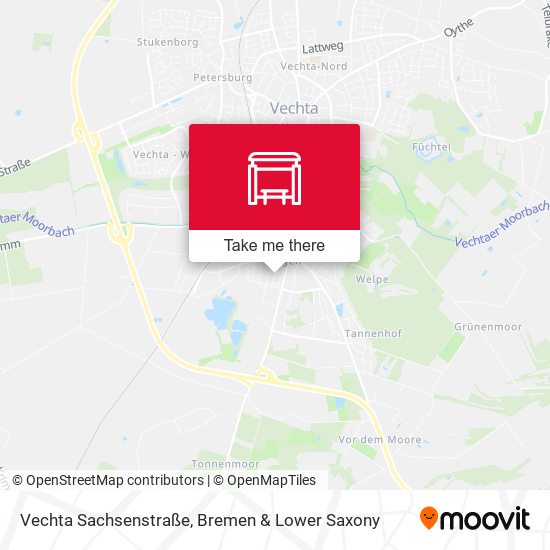 Vechta Sachsenstraße map