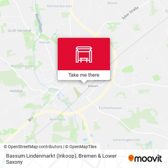 Bassum Lindenmarkt (Inkoop) map