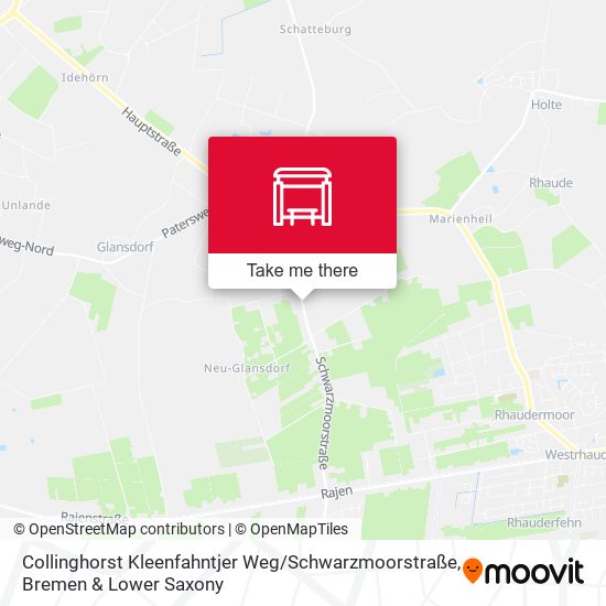 Collinghorst Kleenfahntjer Weg / Schwarzmoorstraße map