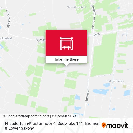 Rhauderfehn-Klostermoor 4. Südwieke 111 map