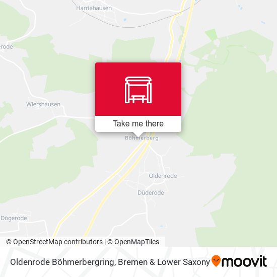 Oldenrode Böhmerbergring map