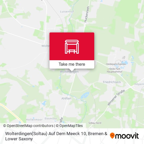 Wolterdingen(Soltau) Auf Dem Meeck 10 map