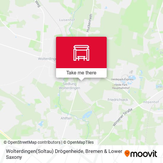 Wolterdingen(Soltau) Drögenheide map