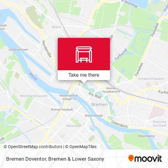 Bremen Doventor map