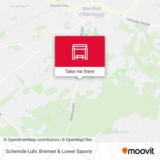 Schemde Luhr map