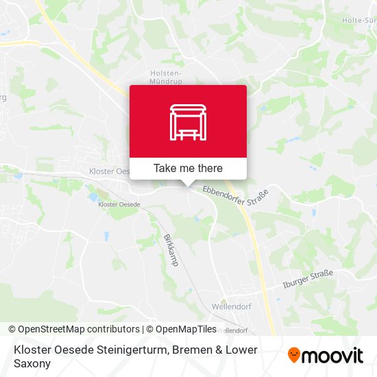 Kloster Oesede Steinigerturm map