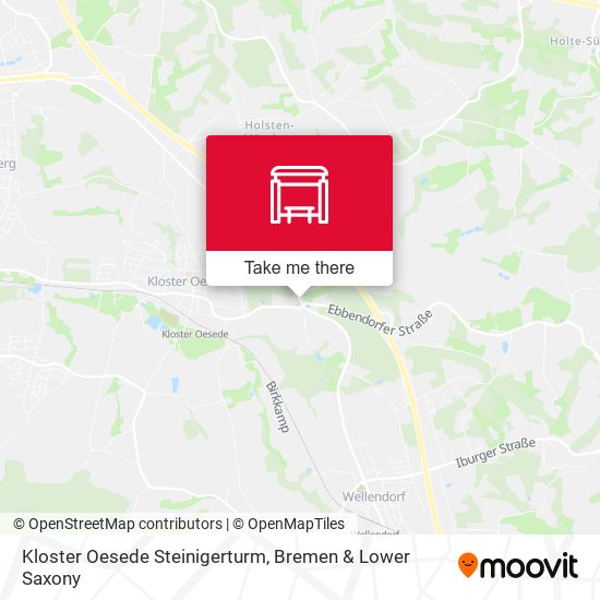 Kloster Oesede Steinigerturm map