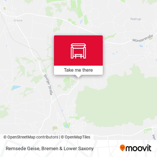 Remsede Geise map