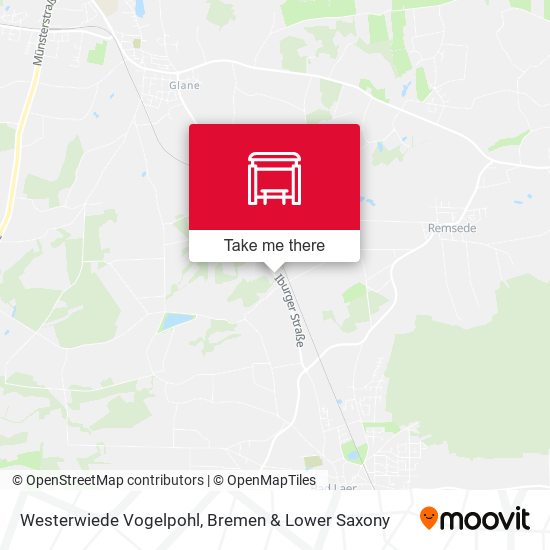 Westerwiede Vogelpohl map