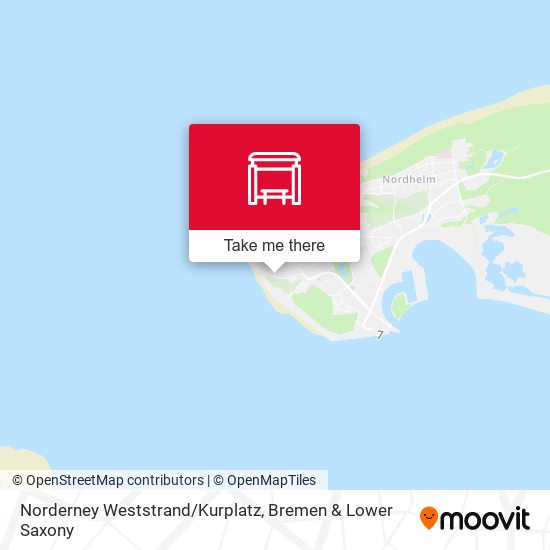 Norderney Weststrand/Kurplatz map