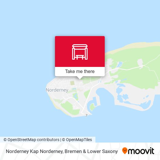 Norderney Kap Norderney map