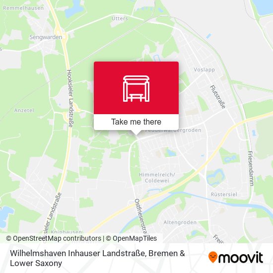 Wilhelmshaven Inhauser Landstraße map