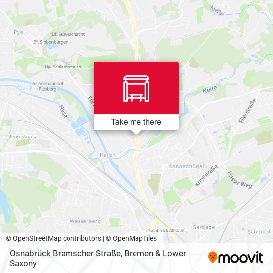 Osnabrück Bramscher Straße map