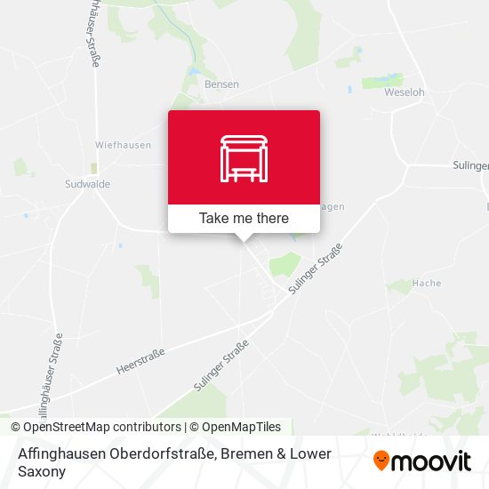 Affinghausen Oberdorfstraße map