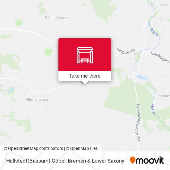 Hallstedt(Bassum) Göpel map