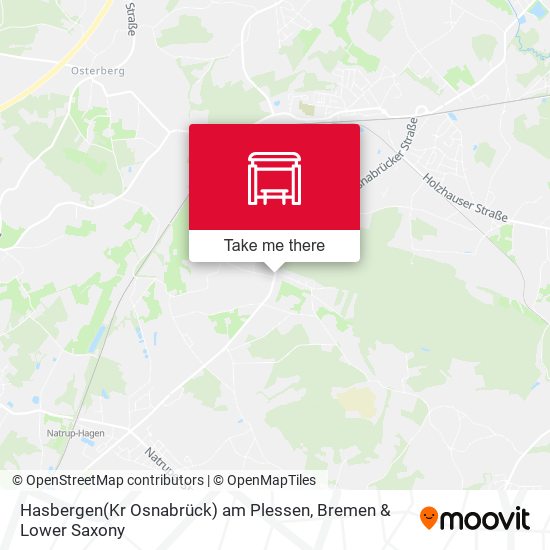 Hasbergen(Kr Osnabrück) am Plessen map
