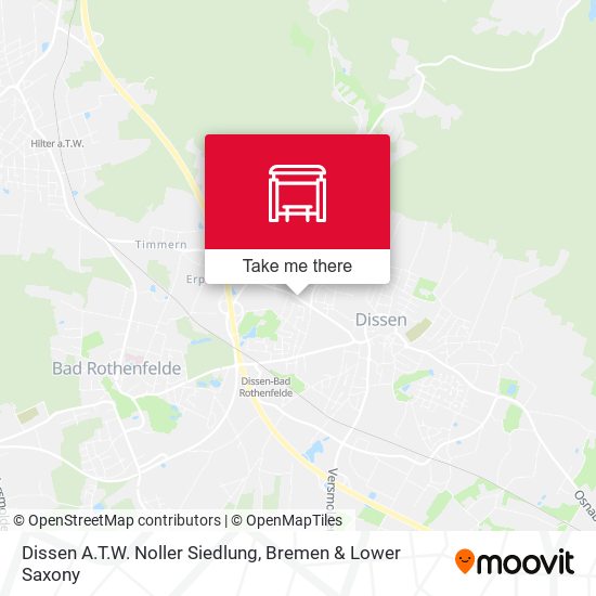 Dissen A.T.W. Noller Siedlung map