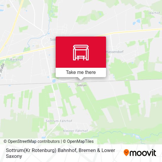 Sottrum(Kr Rotenburg) Bahnhof map