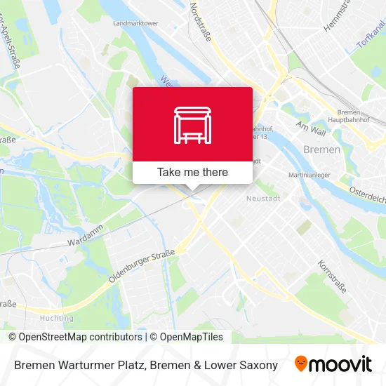 Карта Bremen Warturmer Platz