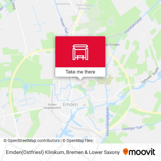 Emden(Ostfriesl) Klinikum map
