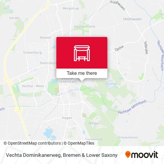 Vechta Dominikanerweg map