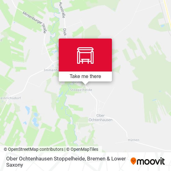 Ober Ochtenhausen Stoppelheide map