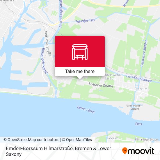 Emden-Borssum Hilmarstraße map