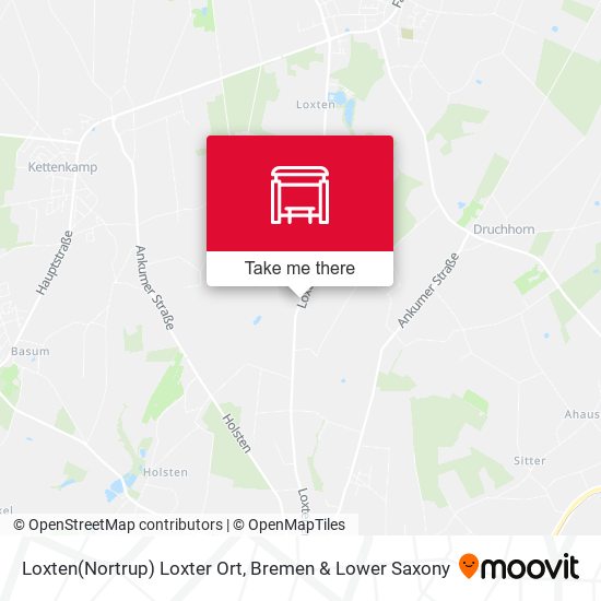 Loxten(Nortrup) Loxter Ort map