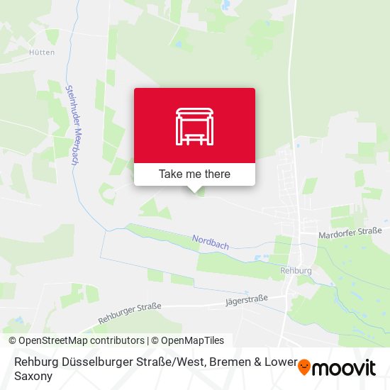 Rehburg Düsselburger Straße / West map