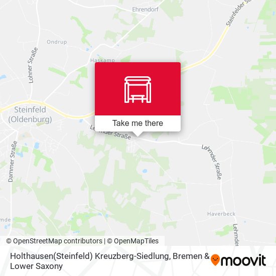 Holthausen(Steinfeld) Kreuzberg-Siedlung map