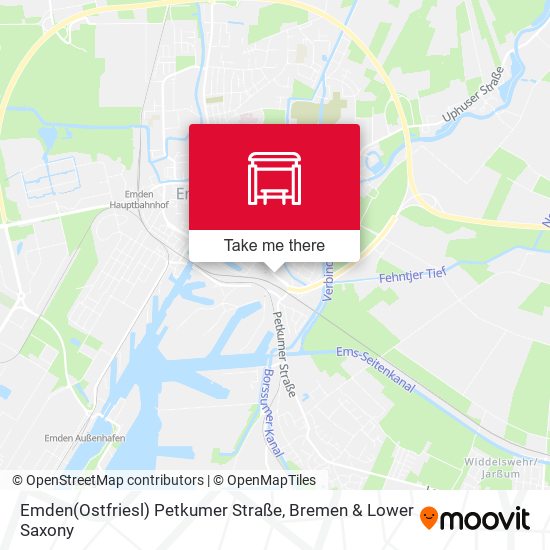 Emden(Ostfriesl) Petkumer Straße map