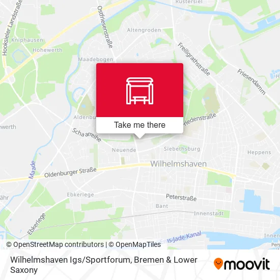 Карта Wilhelmshaven Igs/Sportforum