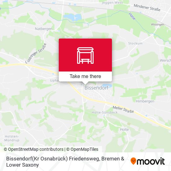 Bissendorf(Kr Osnabrück) Friedensweg map