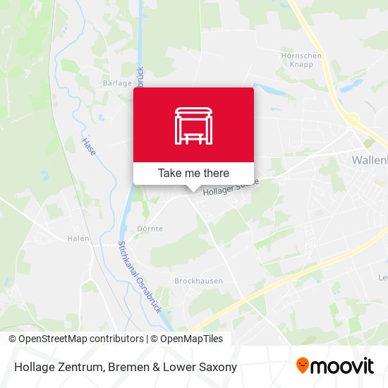 Hollage Zentrum map