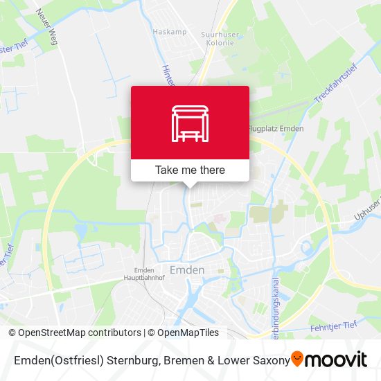 Emden(Ostfriesl) Sternburg map