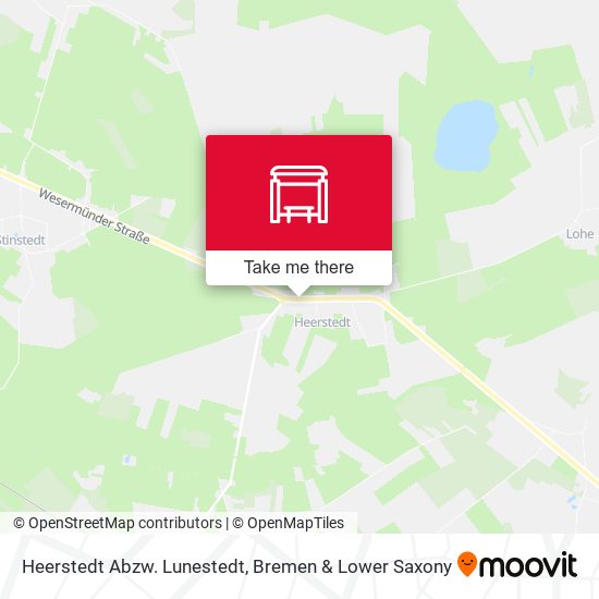 Heerstedt Abzw. Lunestedt map