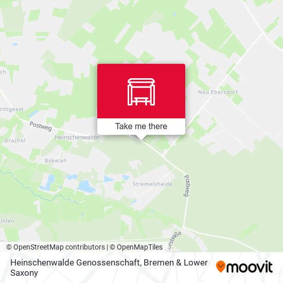 Heinschenwalde Genossenschaft map