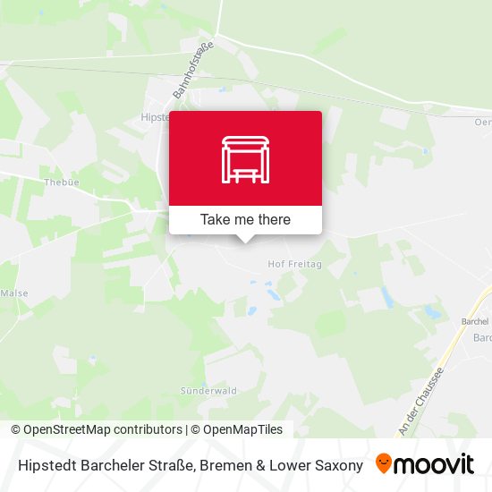 Hipstedt Barcheler Straße map
