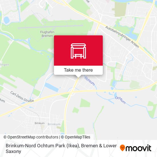 Brinkum-Nord Ochtum Park (Ikea) map
