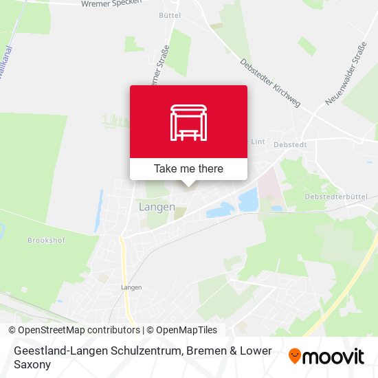 Geestland-Langen Schulzentrum map