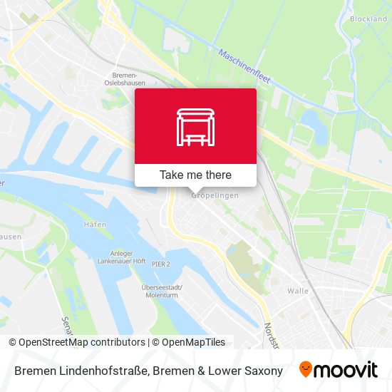 Bremen Lindenhofstraße map
