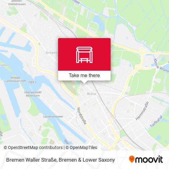 Bremen Waller Straße map