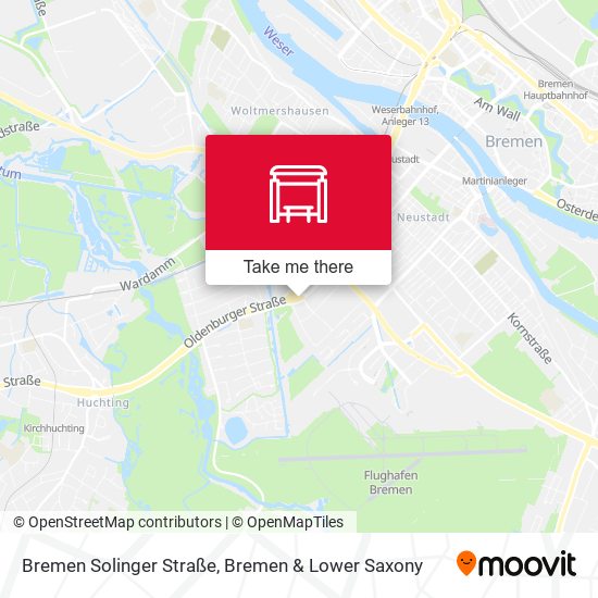 Bremen Solinger Straße map