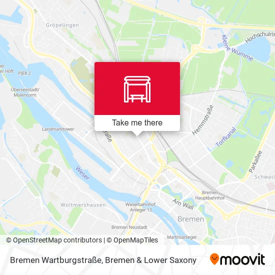Карта Bremen Wartburgstraße
